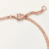Love-armband, aan ketting, 2 diamanten
