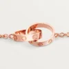 Love-armband, aan ketting