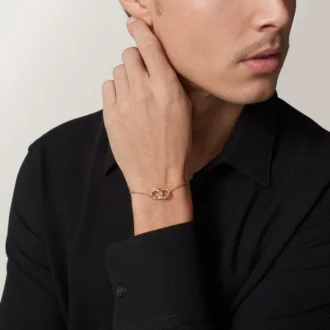 Love-armband, aan ketting, bezet