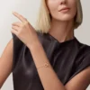 Love-armband, aan ketting, bezet