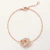 Love-armband, aan ketting, bezet