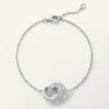 Love-armband, aan ketting, bezet