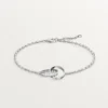 Love-armband, aan ketting, half bezet