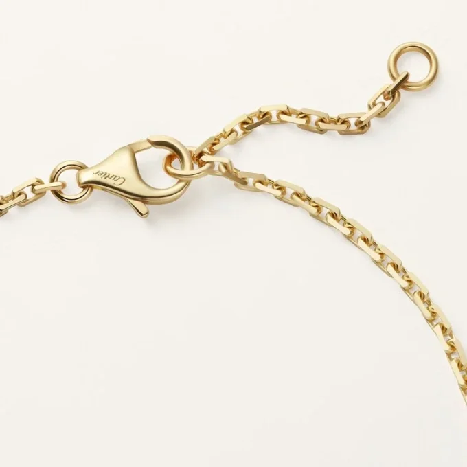 Love-armband, aan ketting, half bezet