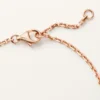 Love-armband, aan ketting, half bezet