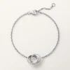 Love-armband, aan ketting, half bezet