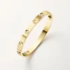 Love-armband, klassiek model, geborsteld, 4 diamanten