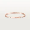 Love-armband, klein model, 10 diamanten