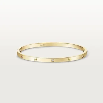 Love-armband, klein model, 6 diamanten