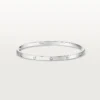 Love-armband, klein model, 6 diamanten