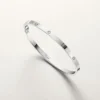 Love-armband, klein model, 6 diamanten