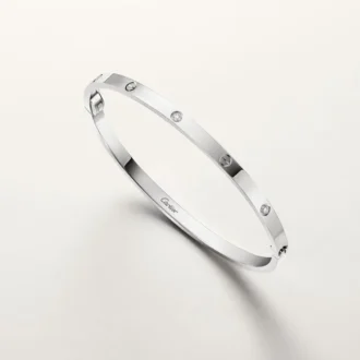 Love-armband, klein model, 6 diamanten