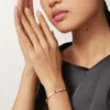 Love-armband, klein model, 6 diamanten