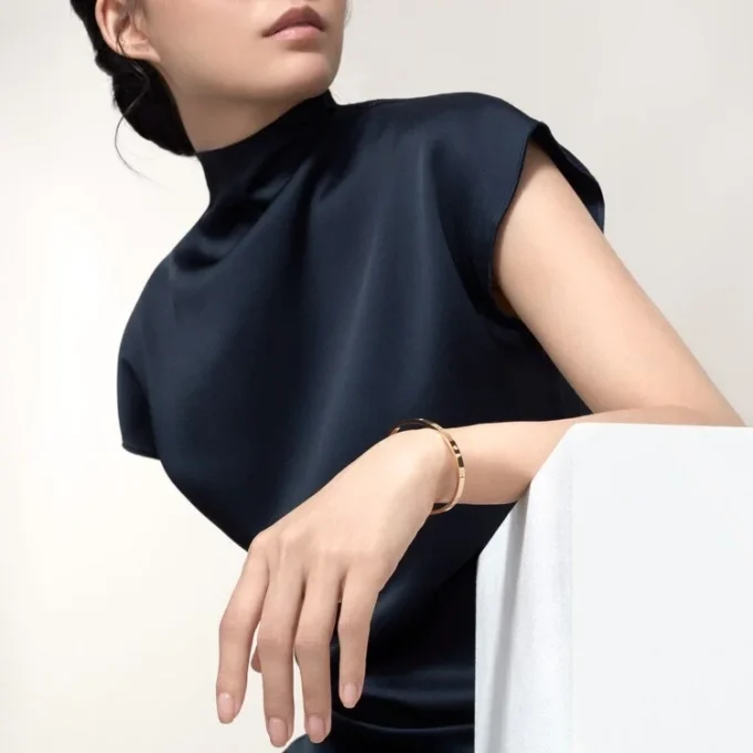 Love-armband, klein model, 6 diamanten