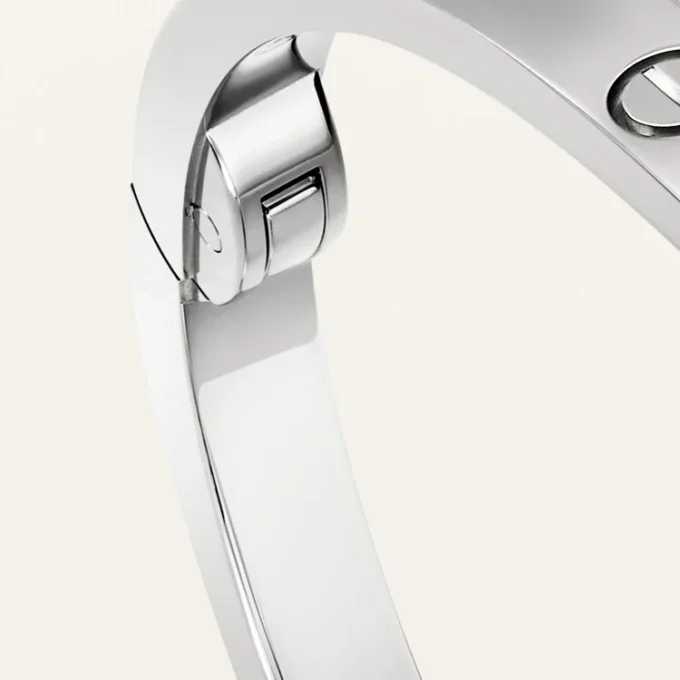 Love-armband, klein model, 6 diamanten