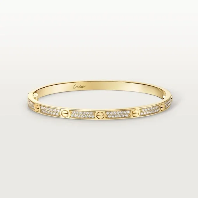 Love-armband, klein model, bezet