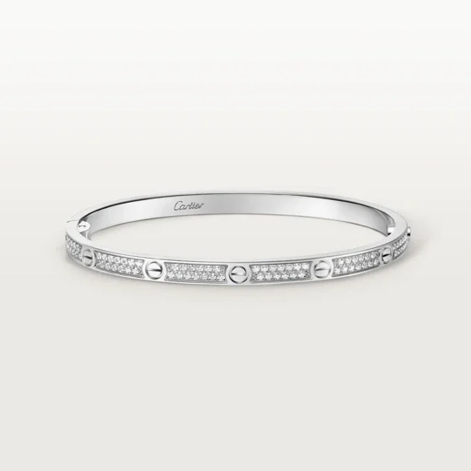 Love-armband, klein model, bezet