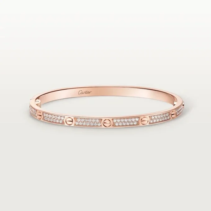 Love-armband, klein model, bezet