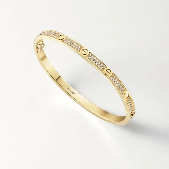 Love-armband, klein model, bezet