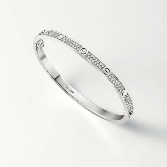 Love-armband, klein model, bezet