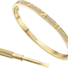 Love-armband, klein model, bezet