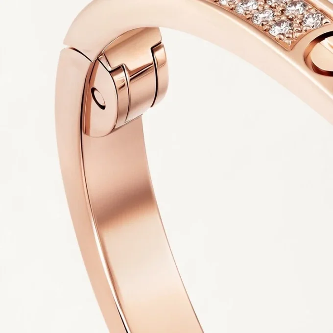 Love-armband, klein model, bezet
