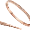 Love-armband, klein model, bezet