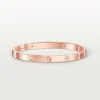 Love-armband, middelgroot model, 4 diamanten