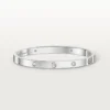 Love-armband, middelgroot model, 4 diamanten