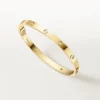 Love-armband, middelgroot model, 4 diamanten