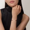 Love-armband, middelgroot model, 4 diamanten