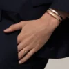 Love-armband, middelgroot model, 4 diamanten