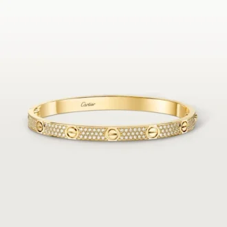 Love-armband, middelgroot model, bezet