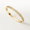 Love-armband, middelgroot model, bezet