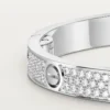 Love-armband, middelgroot model, bezet