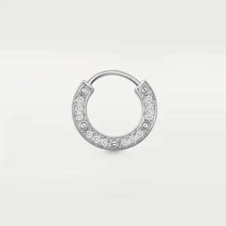 Love enkele oorbel – witgoud, diamant – Cartier