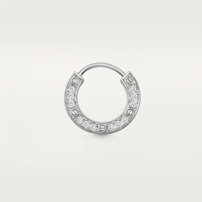 Love enkele oorbel – witgoud, diamant – Cartier