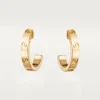 Love Hoop-oorbellen – geelgoud, klein model | Cartier Us