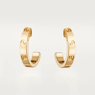 Love Hoop-oorbellen – geelgoud, klein model | Cartier Us