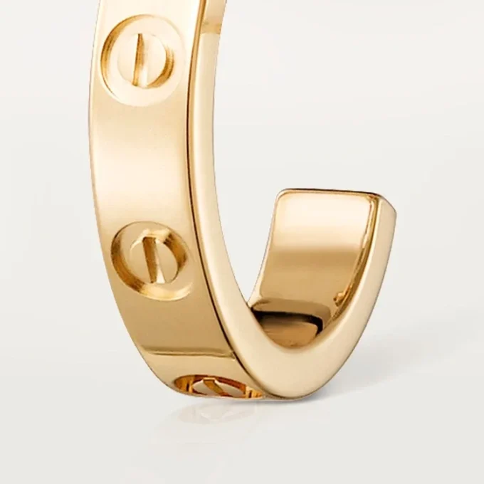 Love Hoop-oorbellen – geelgoud, klein model | Cartier Us