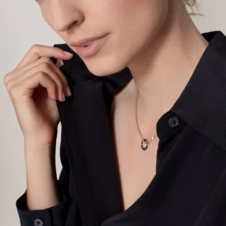 Love-ketting, 2 diamanten – witgoud, diamanten – Cartier