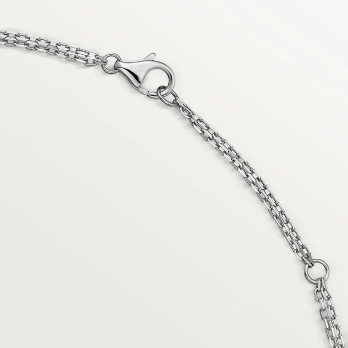 Love-ketting, 2 diamanten – witgoud, diamanten – Cartier
