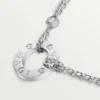 Love-ketting, 2 diamanten – witgoud, diamanten – Cartier