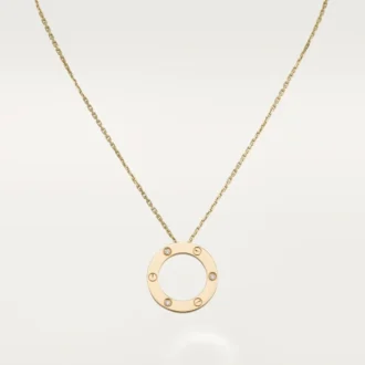 Love-ketting, 3 diamanten – geelgoud, diamanten – Cartier