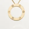 Love-ketting, 3 diamanten – geelgoud, diamanten – Cartier