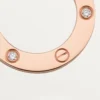 Love-ketting, 3 diamanten – roségoud, diamanten – Cartier