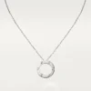 Love-ketting, 3 diamanten – witgoud, diamanten – Cartier