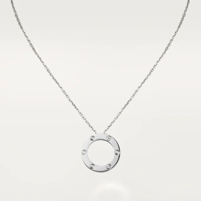 Love-ketting, 3 diamanten – witgoud, diamanten – Cartier