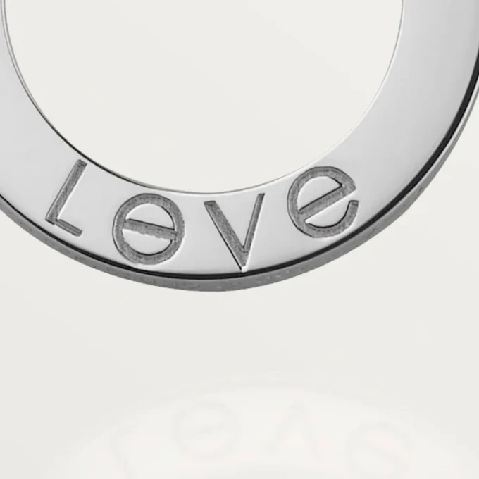Love-ketting, 3 diamanten – witgoud, diamanten – Cartier