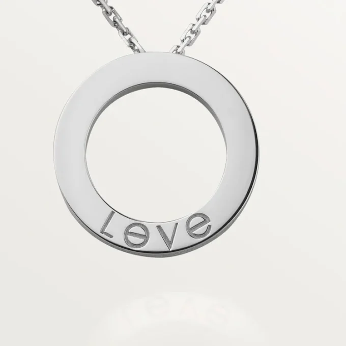 Love-ketting, 3 diamanten – witgoud, diamanten – Cartier